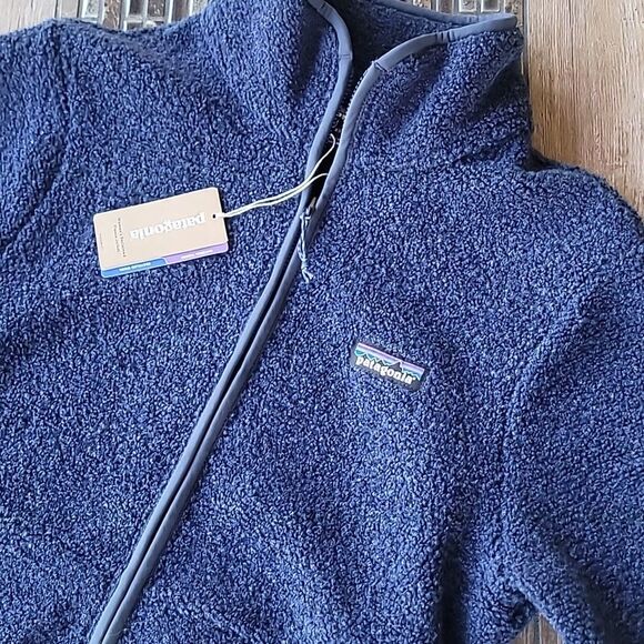 PATAGONIA Women's Fleece Jacket Smolder Blue Navy Size XS Style 22925F NWT - Picture 3 of 11